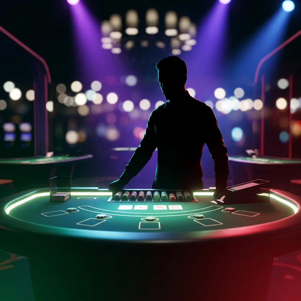 Table artwork for each live dealer card, matching the tables list order